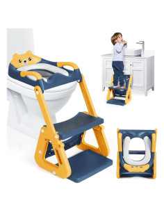 Asiento de Entrenamiento para Baño 2-en-1 Orzbow Ajustable