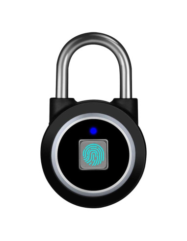 Candado Inteligente MEGAFEIS de Huella Digital Bluetooth Negro