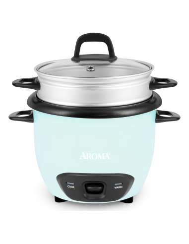 Cocedor de Arroz AROMA ARC-743-1NGBL 1.5L Azul Claro