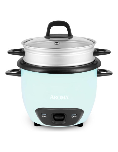 Cocedor de Arroz AROMA ARC-743-1NGBL 1.5L Azul Claro