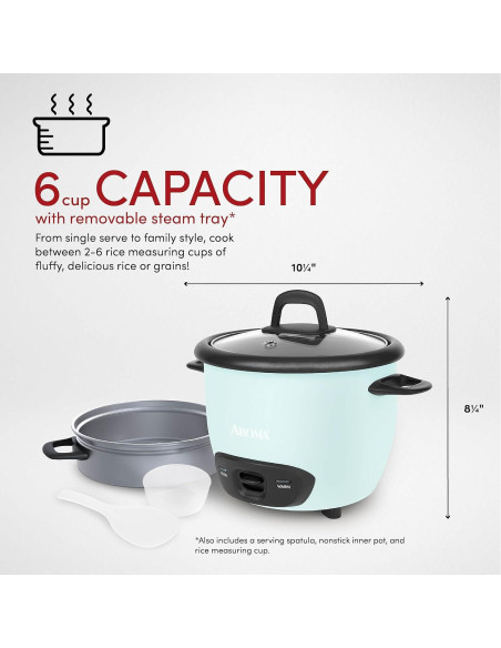 Cocedor de Arroz AROMA ARC-743-1NGBL 1.5L Azul Claro