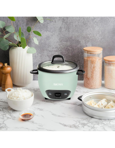 Cocedor de Arroz AROMA ARC-743-1NGBL 1.5L Azul Claro