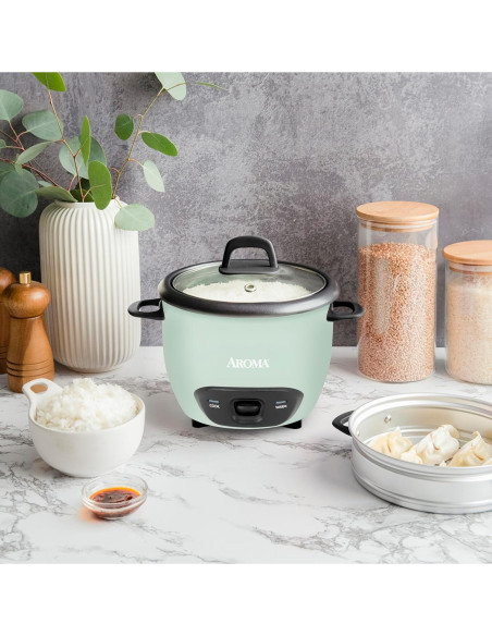 Cocedor de Arroz AROMA ARC-743-1NGBL 1.5L Azul Claro