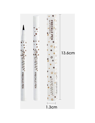 Bolígrafo de Pecas Hfpengzan 2 Colores Resistente al Agua