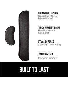 Reposapiés Ergonómico de Gel Silky Gorilla Grip - 2 Piezas 2