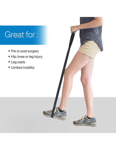 Elevador de Piernas RMS 89 cm - Correa Rígida y Bucle para Pie