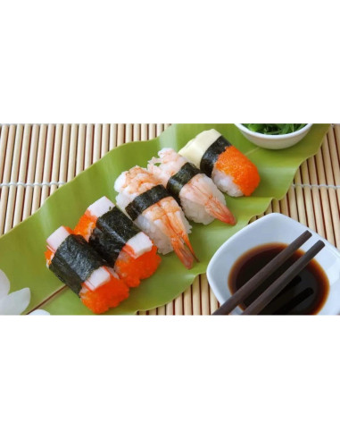 Esteras de Sushi de Bambú BZG - 2 Unidades 24.1 cm Cuadradas