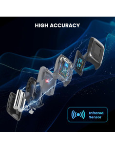 Oxímetro de Pulso Vibeat S5B, Monitor de Saturación de Oxígeno 2