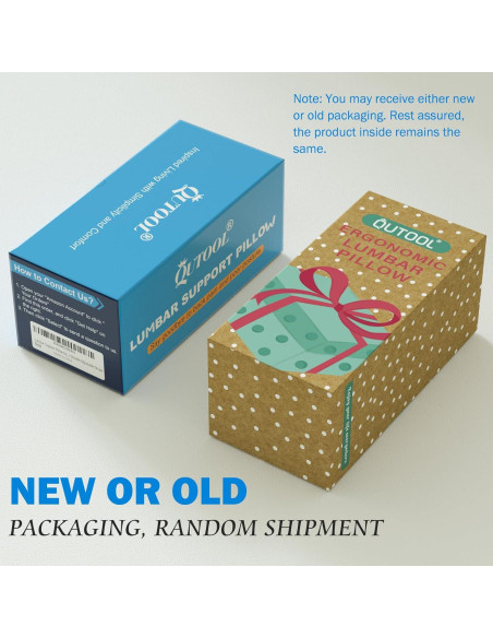 Almohada Lumbar Ergonómica QUTOOL con Funda Malla 3D Negra