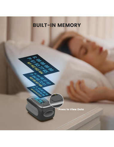 Oxímetro de Pulso Vibeat S5B, Monitor de Saturación de Oxígeno
