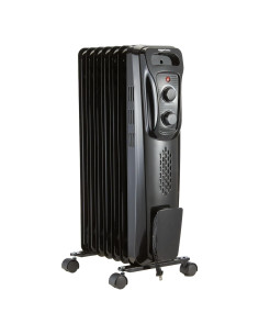 Calentador de radiador de aceite Amazon Basics 1500W portátil
