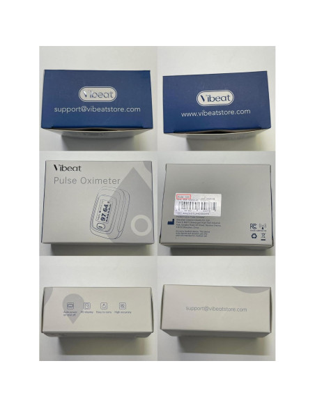 Oxímetro de Pulso Vibeat S5B, Monitor de Saturación de Oxígeno