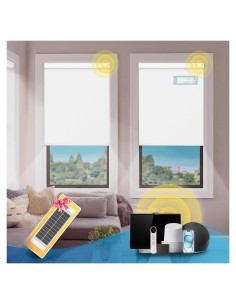 Persianas Motorizadas DENFOON 50.8x182.88cm Blackout con Control Remoto