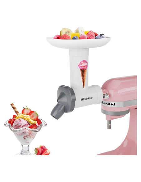 Accesorio para Hacer Helado Sin Lácteos OTOmitra para KitchenAid