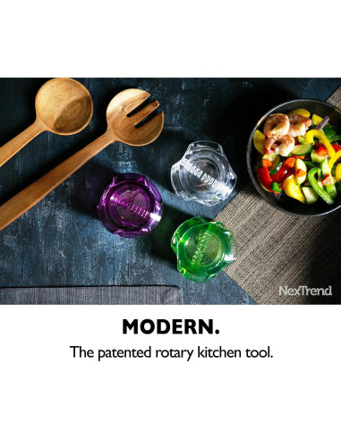 Aplastador de Ajo Multifuncional NexTrend Transparente