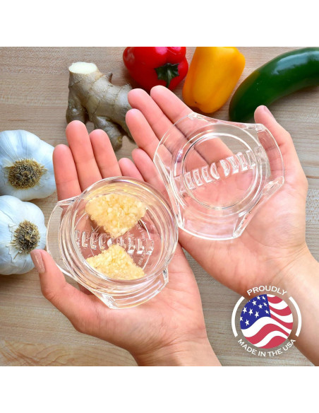 Aplastador de Ajo Multifuncional NexTrend Transparente