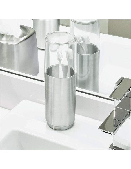 Soporte para Cepillos de Dientes iDesign Austin Acero Cepillado