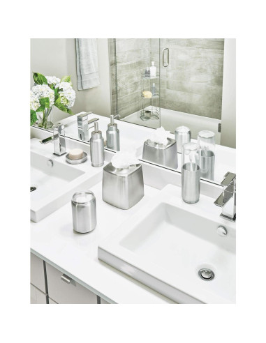 Soporte para Cepillos de Dientes iDesign Austin Acero Cepillado