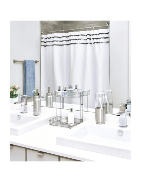 Soporte para Cepillos de Dientes iDesign Austin Acero Cepillado