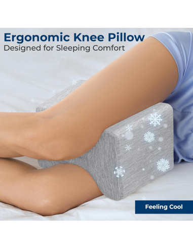 Almohada para Rodillas 5 Estrellas Unidas - Espuma Viscoelástica Refrigerante