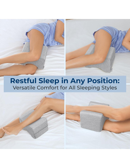 Almohada para Rodillas 5 Estrellas Unidas - Espuma Viscoelástica Refrigerante