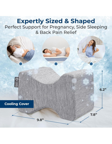 Almohada para Rodillas 5 Estrellas Unidas - Espuma Viscoelástica Refrigerante