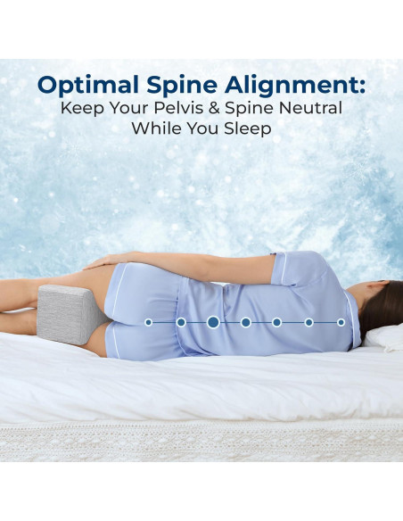 Almohada para Rodillas 5 Estrellas Unidas - Espuma Viscoelástica Refrigerante