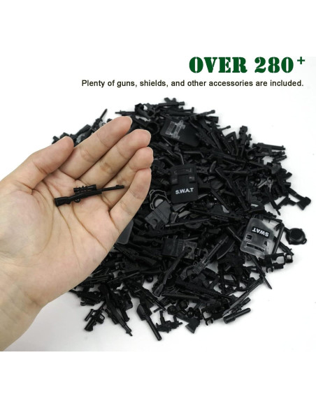 Conjunto de Accesorios Militares Pamvava - 280 Piezas para Figuras Conjunto de Accesorios Militares Pamvava - 280 Piezas para Figuras