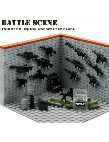 Conjunto de Accesorios Militares Pamvava - 280 Piezas para Figuras Conjunto de Accesorios Militares Pamvava - 280 Piezas para Figuras