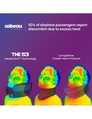 Almohada de Viaje Cabeau TNE Ámsterdam - Espuma Viscoelástica