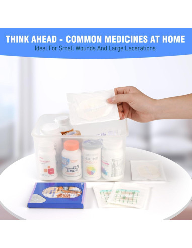 Kit de Cierre de Heridas AUSLKA - 4 Tiras Mariposa 6.99 cm