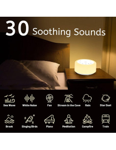 Máquina de Sonido ColourNoise con 30 Sonidos y 12 Luces 2