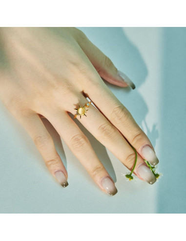 Anillo Giratorio Antiestrés MYANAIL para Mujeres Ajustable