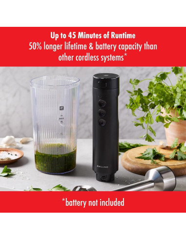 Batidora de Inmersión Inalámbrica ZWILLING Xtend 3 Velocidades