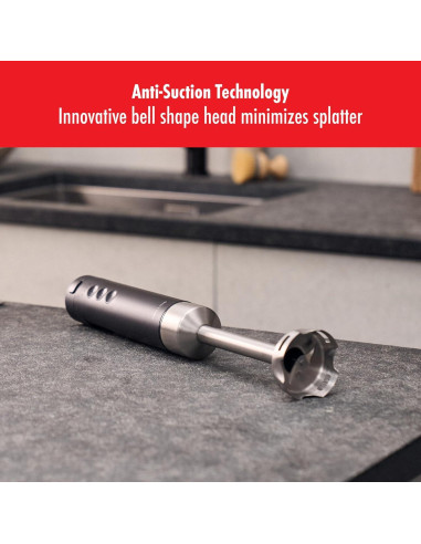 Batidora de Inmersión Inalámbrica ZWILLING Xtend 3 Velocidades