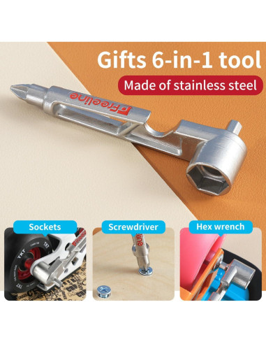 Patines de Rodillo TKT CRUISER-1 con Tabla de Arce y Ruedas PU