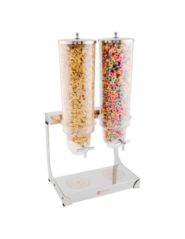 Dispensador de Cereal Met Lux Doble Compartimento 3 Litros