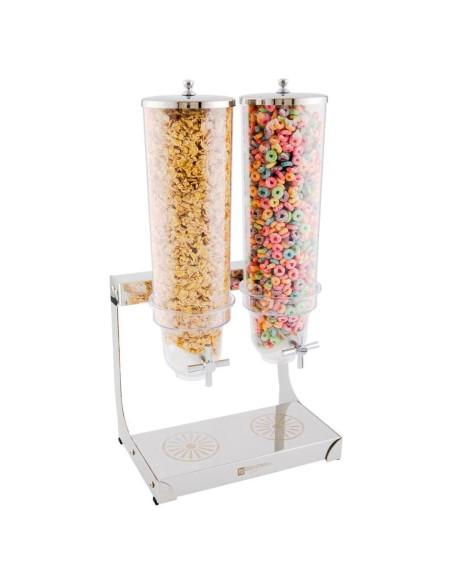 Dispensador de Cereal Met Lux Doble Compartimento 3 Litros