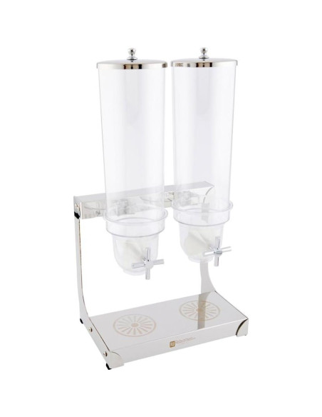 Dispensador de Cereal Met Lux Doble Compartimento 3 Litros