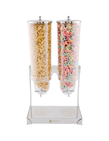 Dispensador de Cereal Met Lux Doble Compartimento 3 Litros