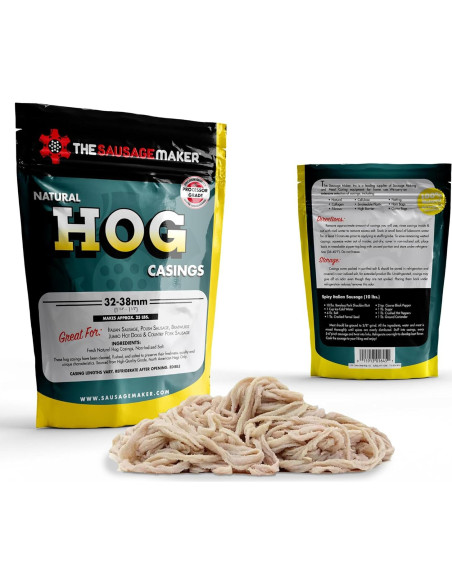 Tripas de Cerdo Natural El Fabricante de Salchichas 32-38mm 11.34kg