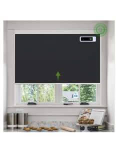 Persianas Motorizadas DONGFXK 99x183 cm con Panel Solar