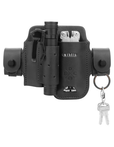 Funda de Cuero EDC 1791 para Multiherramientas y Linternas