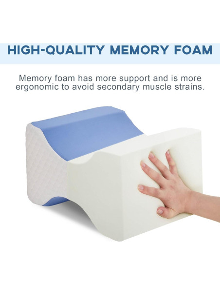 Almohada para Rodillas Cooloo8 - Alivio Dolor Ciático Azul Almohada para Rodillas Cooloo8 - Alivio Dolor Ciático Azul