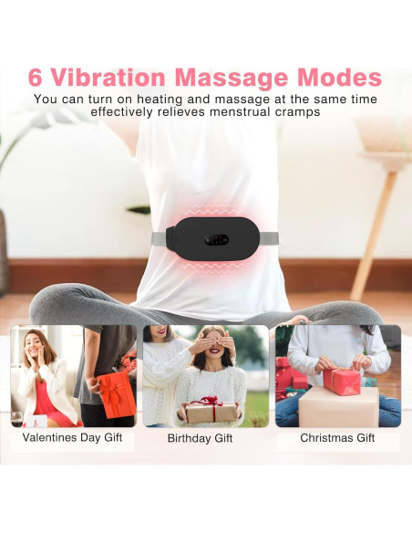Almohadilla Calefactora Portátil Glyduny para Calambres Menstruales