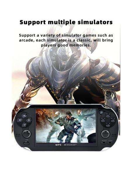 Consola de Juego Portátil CZT 4.3" LCD 8GB 2200 Juegos Retro