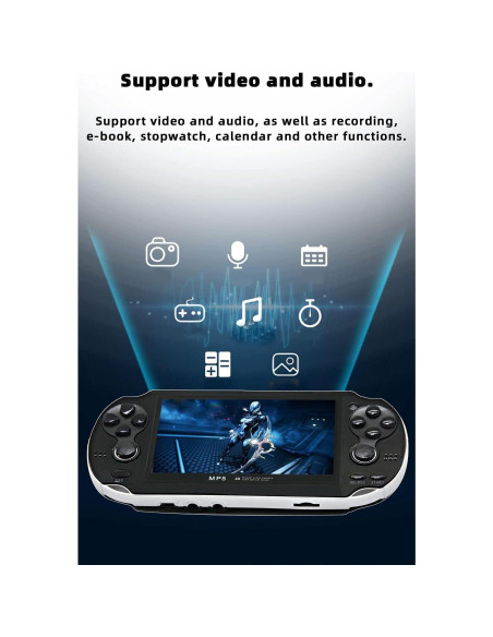 Consola de Juego Portátil CZT 4.3" LCD 8GB 2200 Juegos Retro