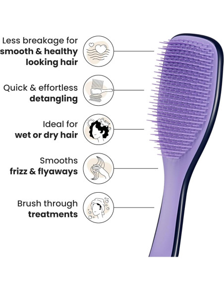 Cepillo Desenredante Tangle Teezer Acuario para Cabello Húmedo y Seco