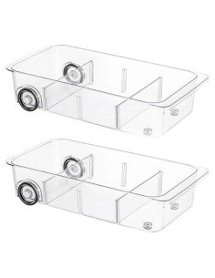 Organizador de Refrigerador Attelite 2 Piezas con Ruedas