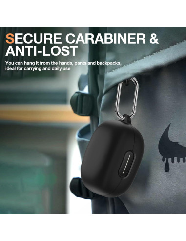 Funda de Silicona LDSXAY para Anker Soundcore Sport X20 - Negro